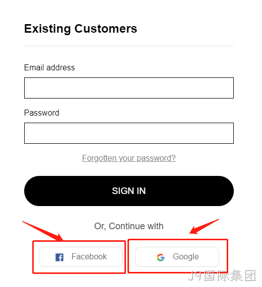 第三方登录facebook-google